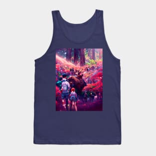 Roosevelt Elk Trails of Redwood Tank Top